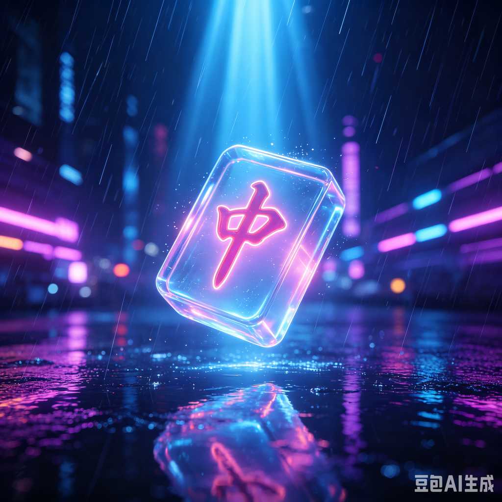 transparent acrylic mahjong set