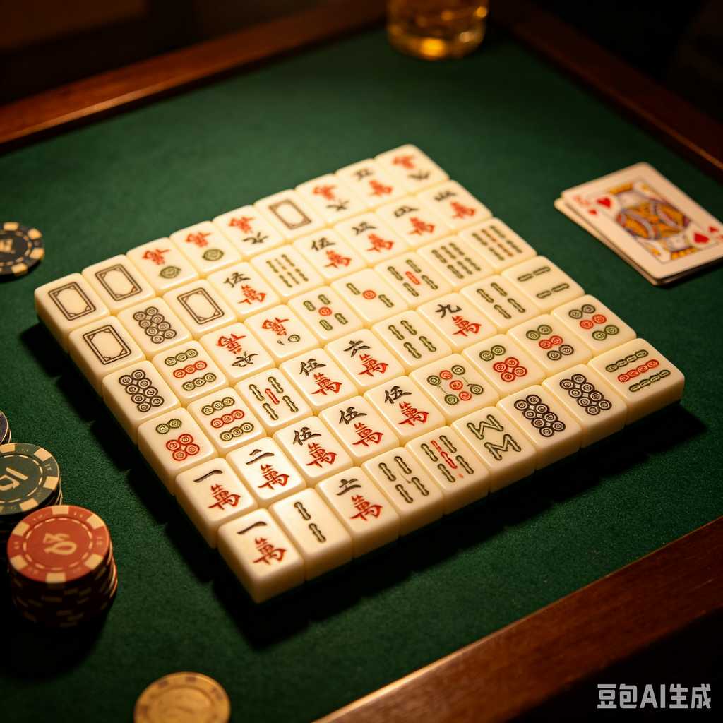 space saving mahjong game set